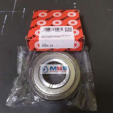 BEARING TYPE 6305 ZZ MERK FAG ASLI 63052Z 6305ZZ