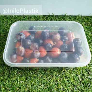 Thinwall Plastik DM Rect 650ml /Kotak Makan Plastik 650 ml [1pack]