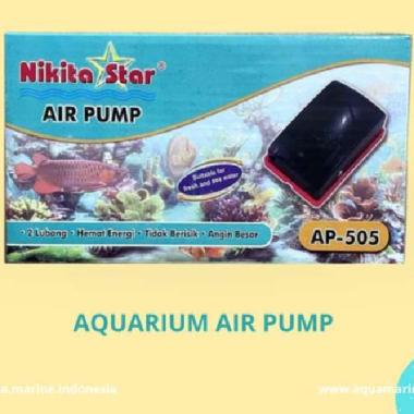AERATOR NIKITA AP-505 / AERATOR 2 LUBANG / POMPA OKSIGEN / POMPA ANGIN Y