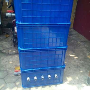 OEM Filter kolam / Trickle filter ukuran jumbo 4 susun