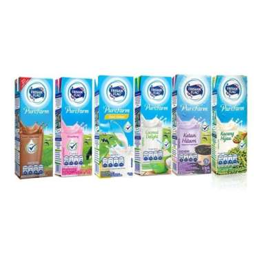 Promo Harga Frisian Flag Susu UHT Purefarm Full Cream 225 ml - Blibli