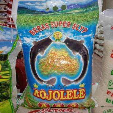 ROJOLELE Super Slyp Beras [5 kg] karung laminasi biru