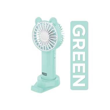 Goto Aiden Kipas Angin Mini Fan Genggam Tangan Lucu Portable Charger GREEN