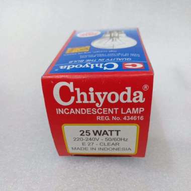 LAMPU BOHLAM PIJAR Chiyoda 15 & 25 WATT - Clear 25 watt