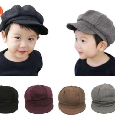 TOPI MODEL Topi Bayi Anak Laki Laki Perempuan Model Apollo Premium Termurah Topi Bayi Apollo Hitam