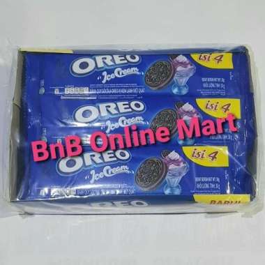 Promo Harga OREO Biskuit Sandwich Vanilla 29 gr - Blibli