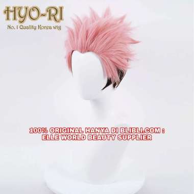 RAMBUT PALSU FULL WIG SUKUNA WIG ITADORI YUJI WIG YUJI ITADORI JUJUTSU KAISEN WIG PRIA