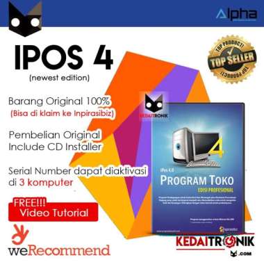 RESMI!! Program Akutansi Toko IPOS 4 FULL VERSION + CD