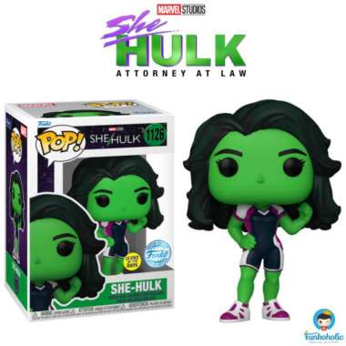 Funko POP! She-Hulk Attorney at Law in Super Suit Glow EXCLUSIVE #1126