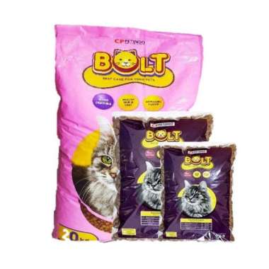 Makanan Kucing Bolt Rasa SALMON 1 KG MURAH makanan kucing Murah Bolt Salmon