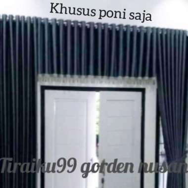 Poni Gorden Lurus Pintu Tarung Minimalis Murah 150cm