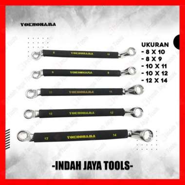 YOKOHAMA Kunci Ring x Ring 8 9 10 11 12 14 mm Satuan Wrench 8 X 9 MM