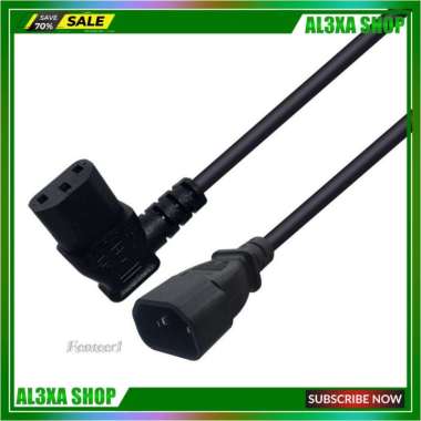 Iec320-C14 Kabel Power Male Ke Iec320-C13 Female