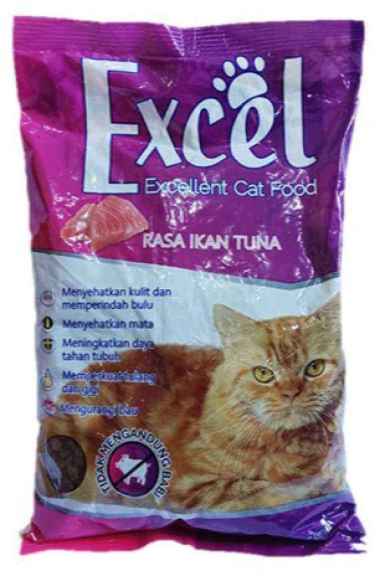 Pakan Kucing - EXCEL 500gr Bentuk IKAN Makanan Kucing anggora persia makanan kucing higienis makanan