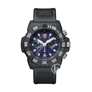Luminox Navy Seal Chronograph Swiss Made Jam Tangan Pria [Original/ GGL.L3583] Black Blue