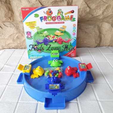 Mainan Feeding Frog Game Hungry Frog Eat Ball Board Game / Game Kodok Makan Bola Seru Family