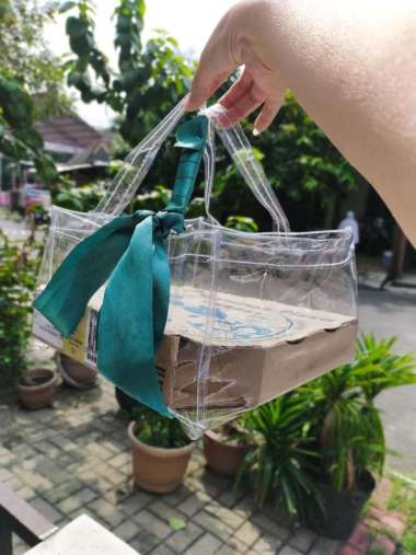 Kantong plastik mikA24x24 BOX PUDING 20x20DUS KUE KOTAK KARDUS 22x22 22x22x15