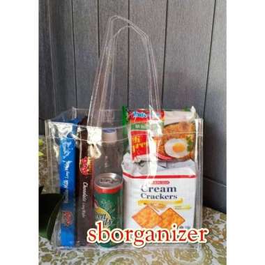 Tas full mika transparant, Goodiebag Mika, Hampers Full Mika,goodiebag