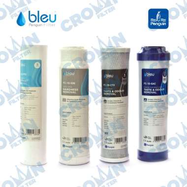 Paket 4 Cartridge Filter Air Bleu 10"/ Pre Filter Mesin RO