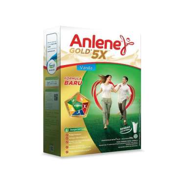 Promo Harga Anlene Gold Plus 5x Hi-Calcium Vanila 250 gr - Blibli