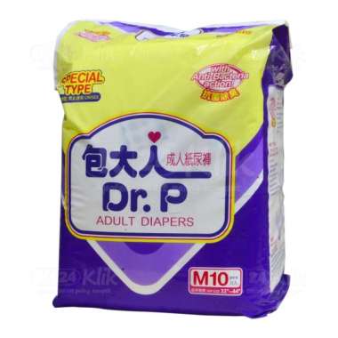 DR.P SPESIAL PAMPERS DEWASA M10 SPESIAL