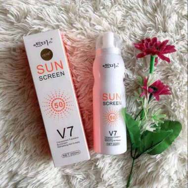Sun Screen V7 SPF 50 Spray Pemutih Pelindung Sinar Matahari