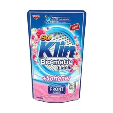 Promo Harga So Klin Biomatic Liquid Detergent Front Load 800 ml - Blibli