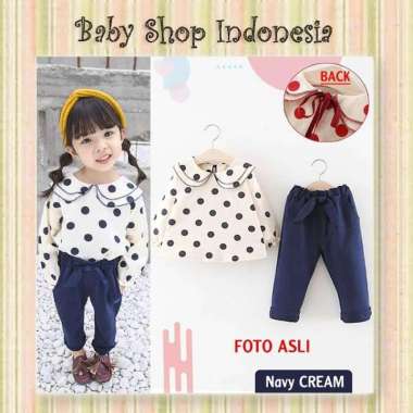 Setelan Anak Import Murah Baju Tunik Anak Perempua Murah Kotak Hitam