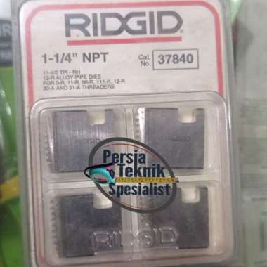 Mata Senai 1-1/4" Ridgid Npt Senai Pipe Dies