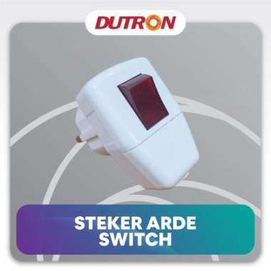Steker Saklar Lampu Kepala Colokan ON OFF Steker Arde Switch DUTRON