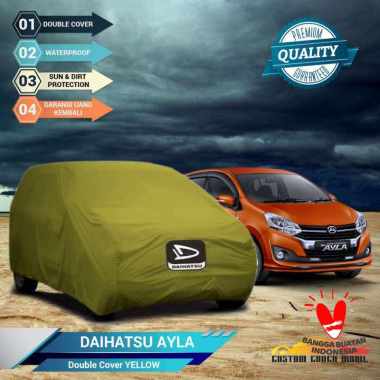 Cover Mobil Daihatsu Ayla [ Outdoor ] KUNING