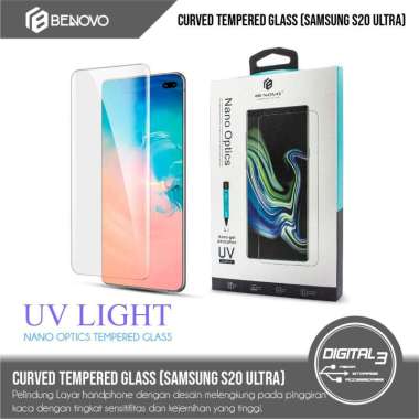 Benovo Tempered Glass Curved Nano UV Samsung Galaxy S20 ULTRA Screen Guard Samsung Galaxy S20 Ultra