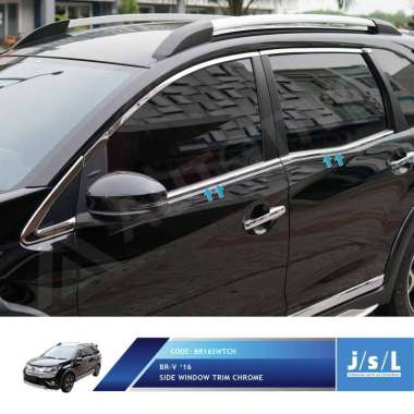JSL List Kaca Samping Mobil for BRV CHROME