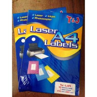 Label Tom & Jerry ukuran A4