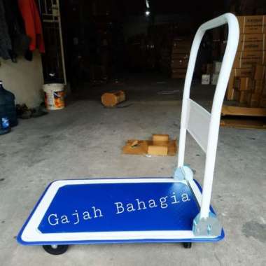 Troli dorong lipat 150 kg Hand truck Lori Alat angkut barang trolly