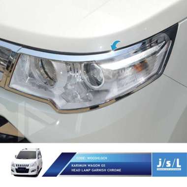 JSL Head Lamp Garnish Garnis Depan for Karimun Wagon GS CHROME