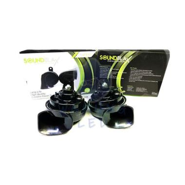 Luminos Klakson Motor Mobil Keong Soundblax 9Nine [Original] hitam/