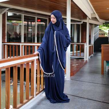 Bayleaf.id Mukena Polos DEWASA NAVY