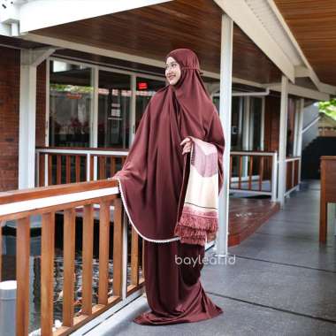 Bayleaf.id Mukena Polos DEWASA MAROON