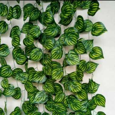 2 Meter Daun Rambat Plastik - Tanaman Rambat Sintetis