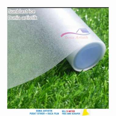 Sunblast ice // stiker kaca buram //sunblast ukuran 120 ukuran Lebar 90 cm