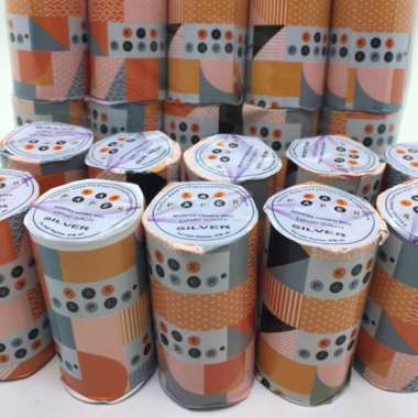 Thermal Paper Roll Merk Silver Tanpa Core PUTIH