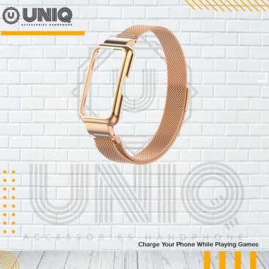 Finchy Strap Stainless Steel Case Huawei Band 7 Smartwatch Strap Milanese Magnetic Loop Casing Huawe