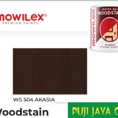cat politur waterbased mowilex woodstain 504 Akasia