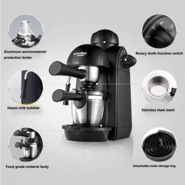 Mesin Kopi Semi Automatic Espresso Coffe Machine 240ml