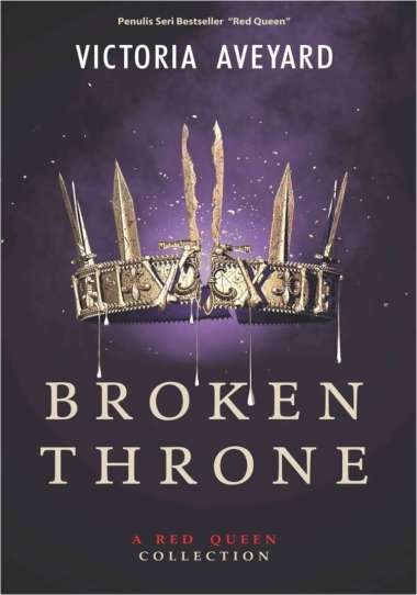 Mizan Buku Novel Broken Throne Novel | Fantasi Multicolor