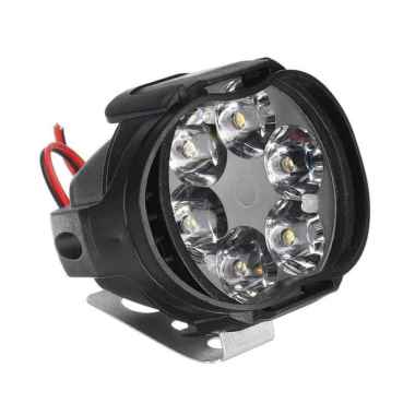 Lampu Tembak Sorot LED Spion Motor Work Light Cree 6 Mata 6 Watt 12V Hitam