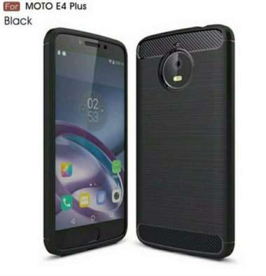Case Ipaky Motorola Moto E4 Plus Softcase Carbon Rugged 001 Motorola Moto E4+ Black