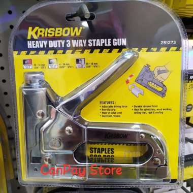 Krisbow Stapler Tembak 3 In 1