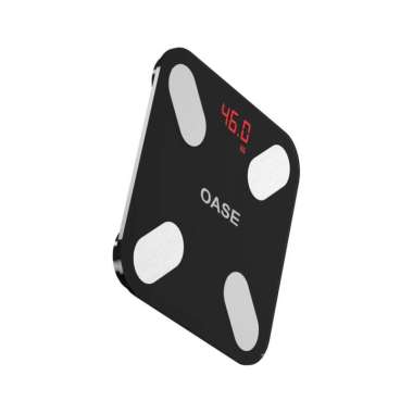 TIMBANGAN BADAN OASE SMART BODY SCALE LD06C [High Precision Sensor] BLACK